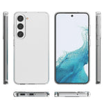For Samsung Galaxy S23 Anti-Scratch Anti-Dust Phone Cover Transparent Soft TPU Ultra Thin Cell Phone Case
