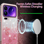 KADEM For Xiaomi 17 Pro Case Flower TPU Flexible Gradient Phone Cover