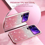 KADEM For Xiaomi 17 Pro Case Flower TPU Flexible Gradient Phone Cover