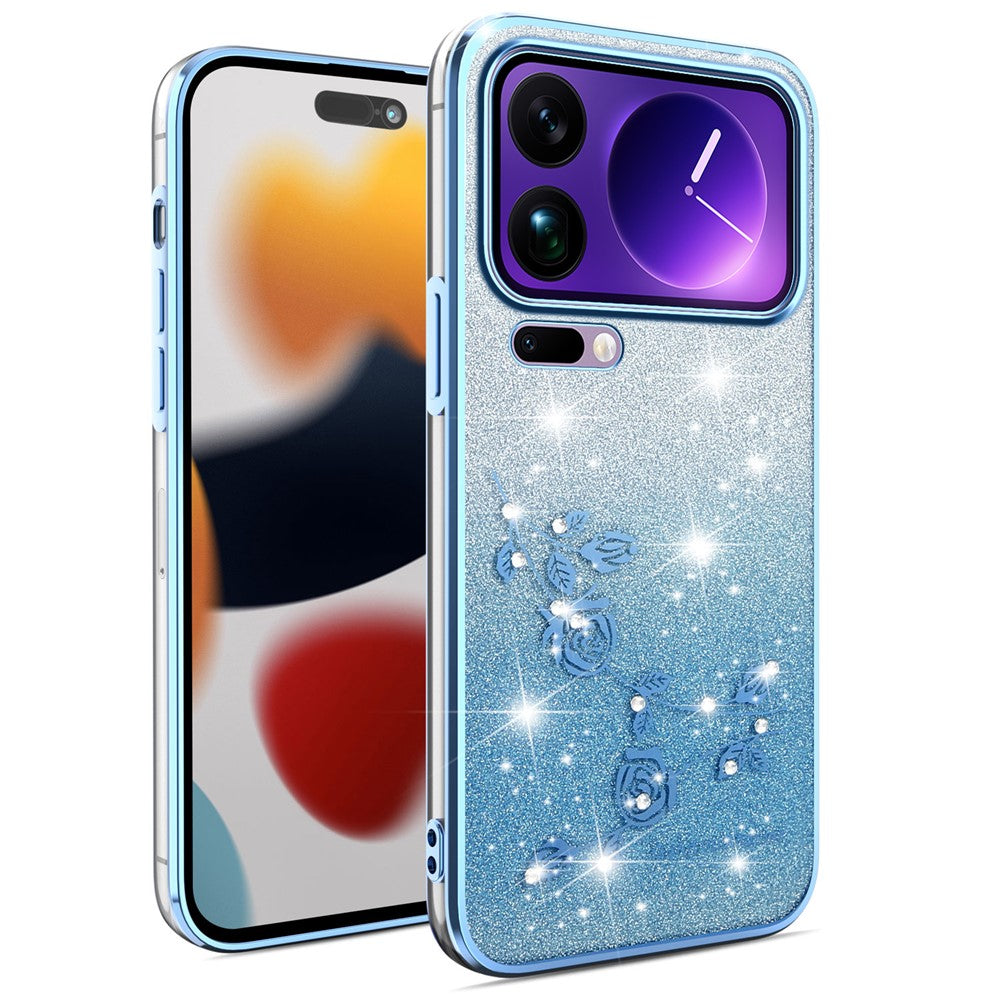 KADEM For Xiaomi 17 Pro Case Flower TPU Flexible Gradient Phone Cover