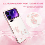 KADEM For Xiaomi 17 Pro Max Case Flower Rhinestone Decor TPU Phone Cover