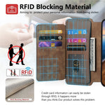 CASENEO MW-02 For iPhone 18 Pro / 17 Pro Case Detachable Magnetic Leather Flip Phone Cover