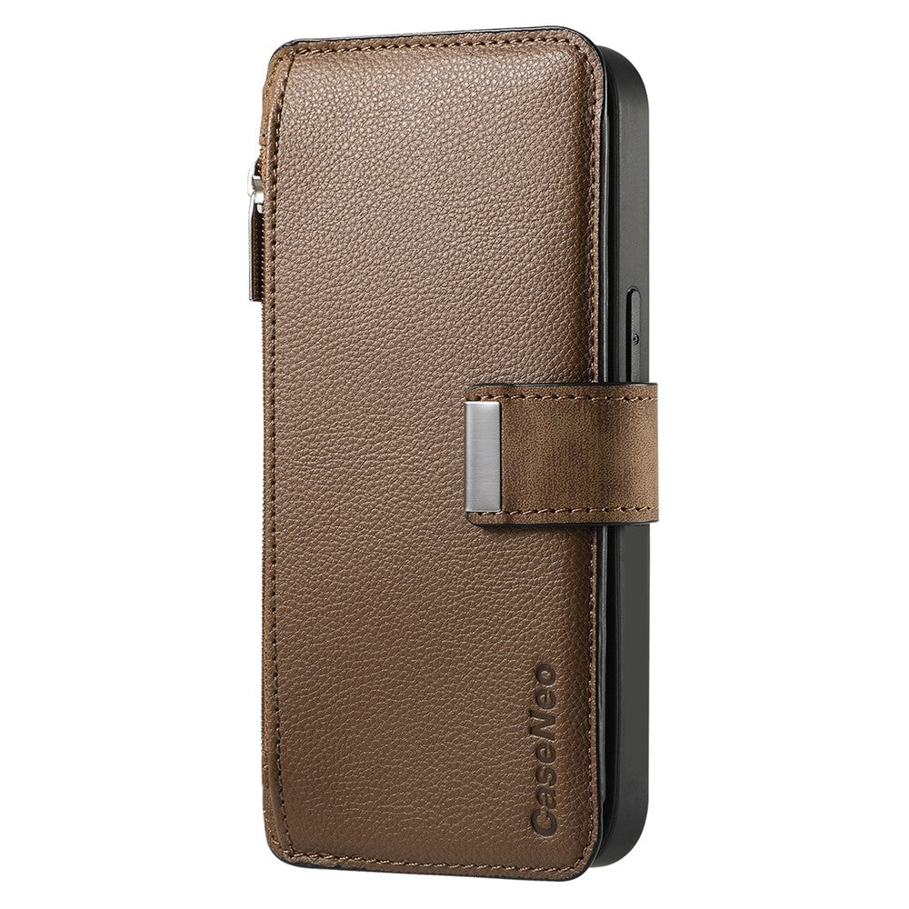 CASENEO MW-02 For iPhone 18 Pro / 17 Pro Case Detachable Magnetic Leather Flip Phone Cover