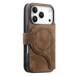 CASENEO MW-02 For iPhone 18 Pro / 17 Pro Case Detachable Magnetic Leather Flip Phone Cover