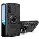 For Xiaomi Redmi 15C 4G (Global) (171mm) / Poco C85 4G (171mm) Case with Ring Holder Kickstand PC + TPU Anti-Fall Phone Cover