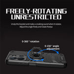 For Xiaomi Redmi 15C 4G (Global) (171mm) / Poco C85 4G (171mm) Case with Ring Holder Kickstand PC + TPU Anti-Fall Phone Cover