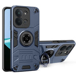 For Xiaomi Redmi 15C 4G (Global) (171mm) / Poco C85 4G (171mm) Case with Ring Holder Kickstand PC + TPU Anti-Fall Phone Cover