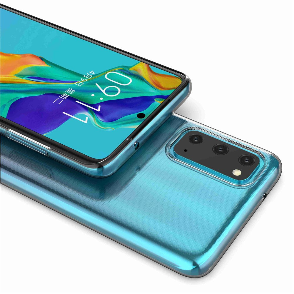 Samsung Galaxy S20 5G / 4G mobilmobilskal HD genomskinligt mjukt TPU-mobilskal supertunt anti-fingeravtrycksskyddande bakstycke
