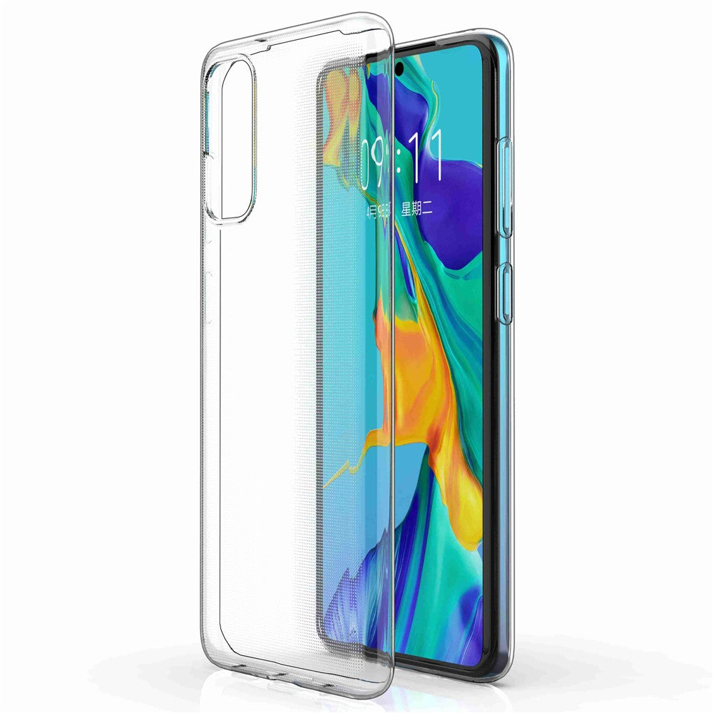 Samsung Galaxy S20 5G / 4G mobilmobilskal HD genomskinligt mjukt TPU-mobilskal supertunt anti-fingeravtrycksskyddande bakstycke