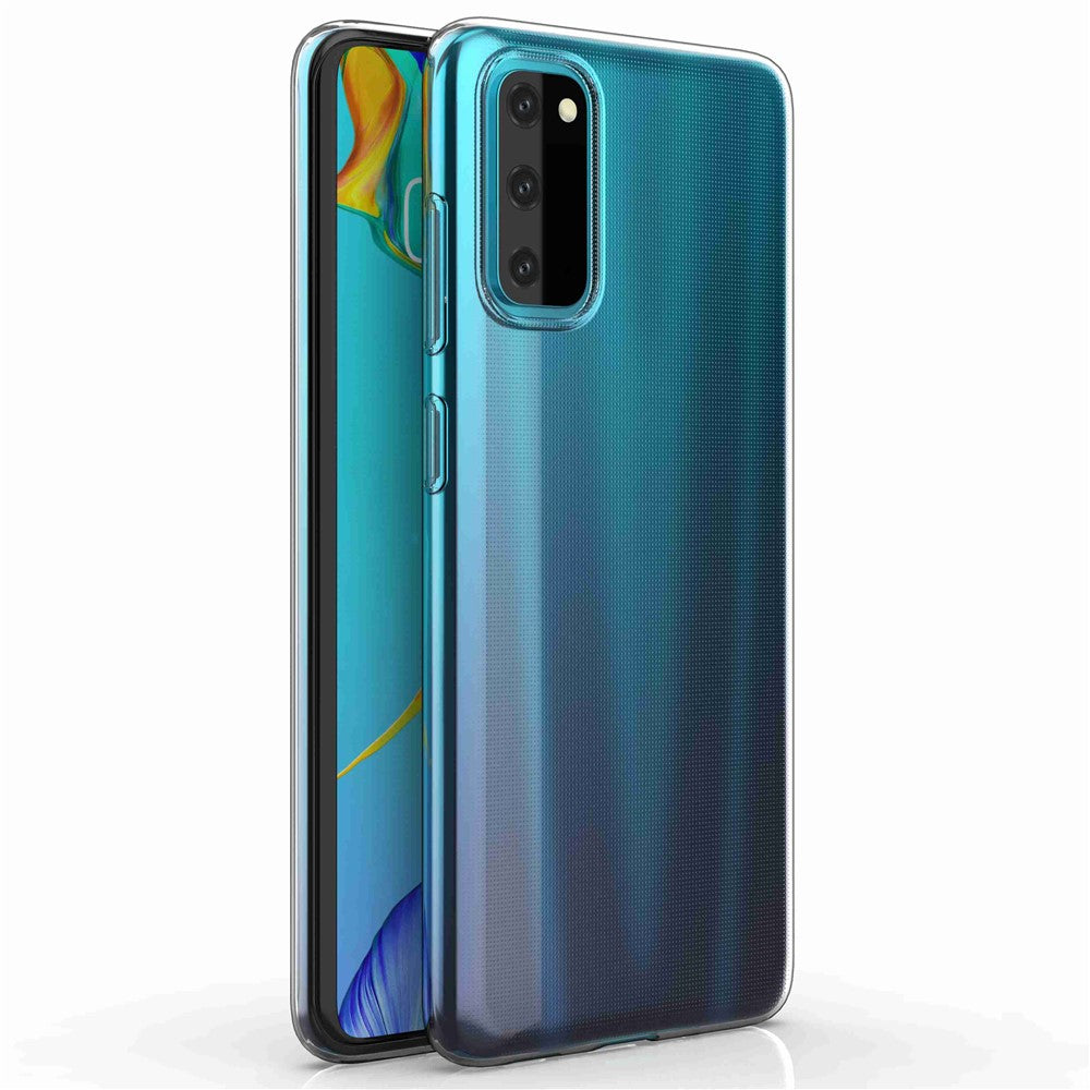 Samsung Galaxy S20 5G / 4G mobilmobilskal HD genomskinligt mjukt TPU-mobilskal supertunt anti-fingeravtrycksskyddande bakstycke