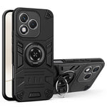 For Honor 400 Lite 5G Case with Ring Holder Kickstand PC + TPU Anti-Fall Phone Cover