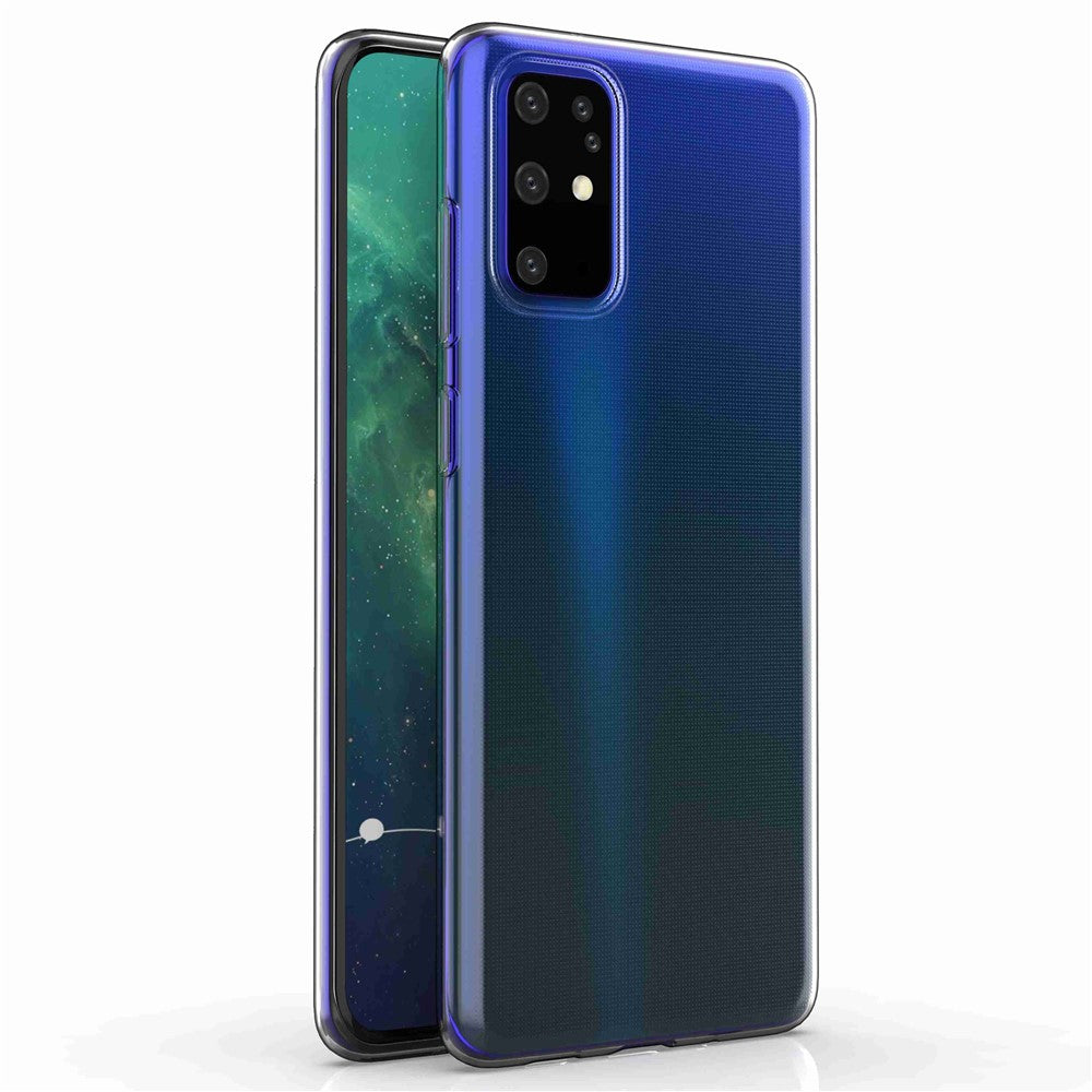 Samsung Galaxy S20 Plus 4G / 5G ultratyndt gennemsigtigt blødt TPU-mobilcover med anti-fingeraftryk og bagside