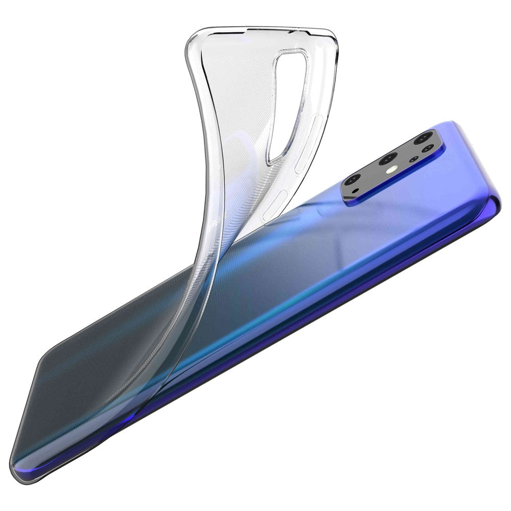 Samsung Galaxy S20 Plus 4G / 5G ultratyndt gennemsigtigt blødt TPU-mobilcover med anti-fingeraftryk og bagside