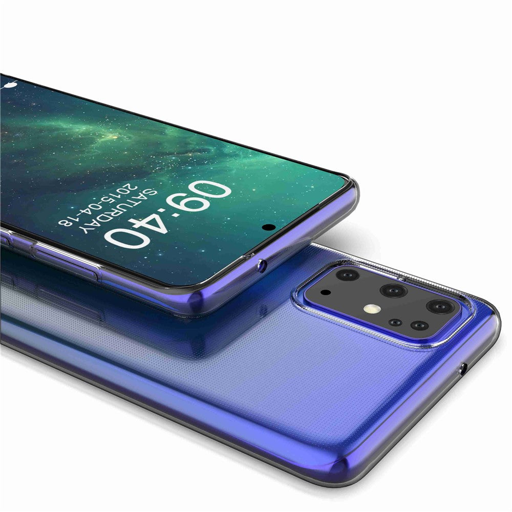 Samsung Galaxy S20 Plus 4G / 5G ultratyndt gennemsigtigt blødt TPU-mobilcover med anti-fingeraftryk og bagside