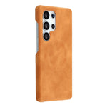 For Samsung Galaxy S23 Ultra Magnetic Case Skin-Touch Leather + PC Back Cover