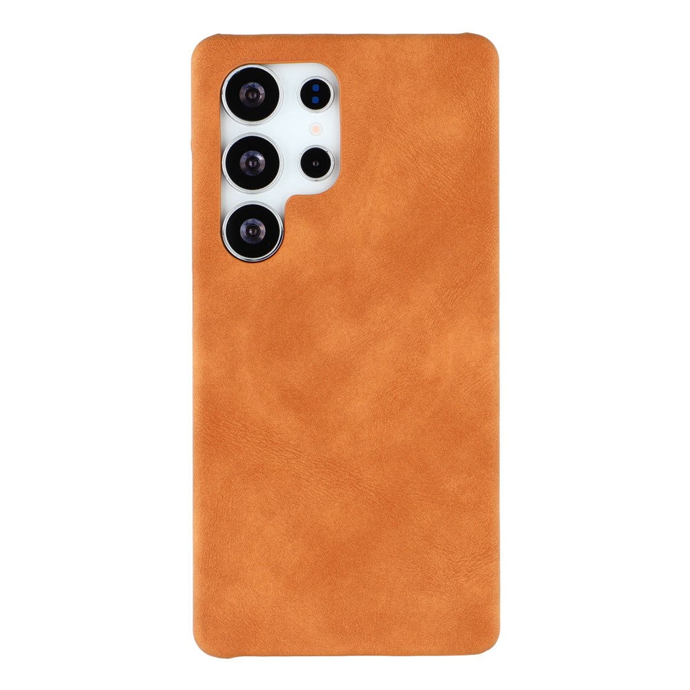 For Samsung Galaxy S23 Ultra Magnetic Case Skin-Touch Leather + PC Back Cover