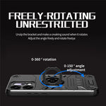 For Oppo Reno14 Pro 5G (Global) Case with Ring Holder Kickstand PC + TPU Anti-Fall Phone Cover