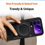 For Xiaomi 17 Pro Max Magnetic Case Hollow Heat Dissipation Silicone + PC + Metal Bumper Phone Cover