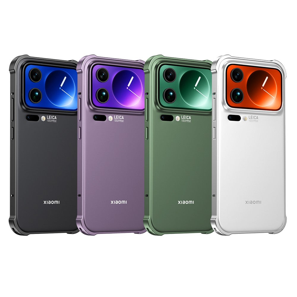 For Xiaomi 17 Pro Max Bumper Case Heat Dissipation Metal Frame Phone Cover