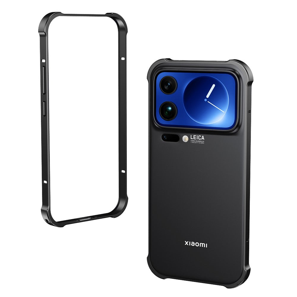 For Xiaomi 17 Pro Max Bumper Case Heat Dissipation Metal Frame Phone Cover