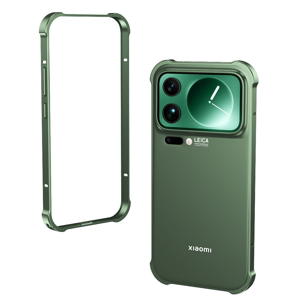 For Xiaomi 17 Pro Max Bumper Case Heat Dissipation Metal Frame Phone Cover