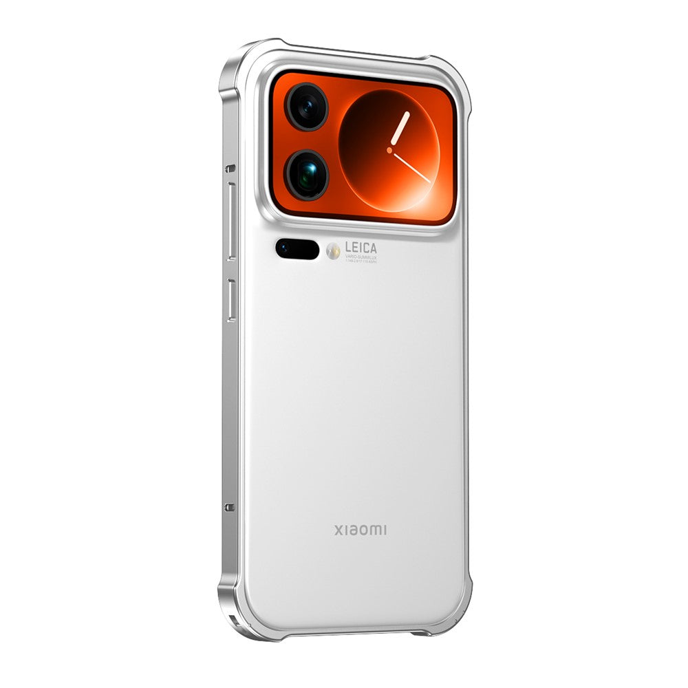 For Xiaomi 17 Pro Bumper Case Heat Dissipation Metal Frame Phone Cover