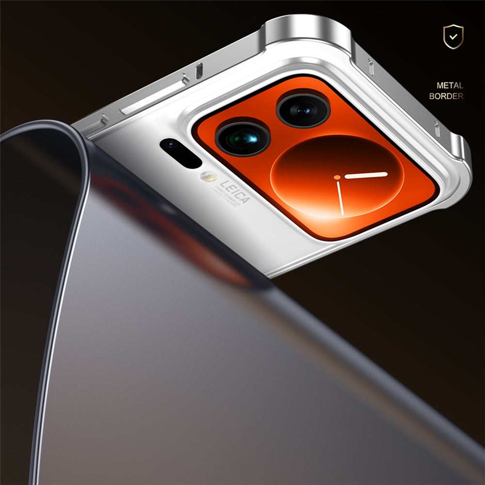 For Xiaomi 17 Pro Bumper Case Heat Dissipation Metal Frame Phone Cover