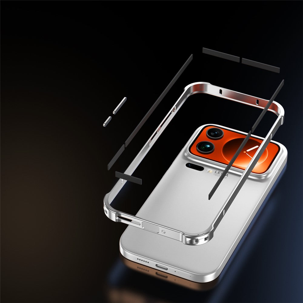 For Xiaomi 17 Pro Bumper Case Heat Dissipation Metal Frame Phone Cover