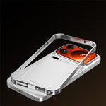 For Xiaomi 17 Pro Bumper Case Heat Dissipation Metal Frame Phone Cover