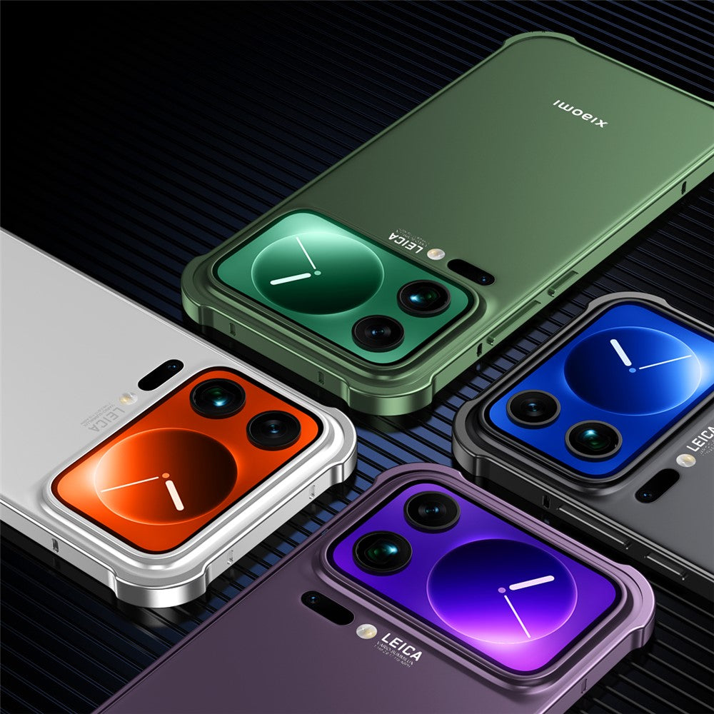 For Xiaomi 17 Pro Bumper Case Heat Dissipation Metal Frame Phone Cover