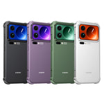 For Xiaomi 17 Pro Bumper Case Heat Dissipation Metal Frame Phone Cover