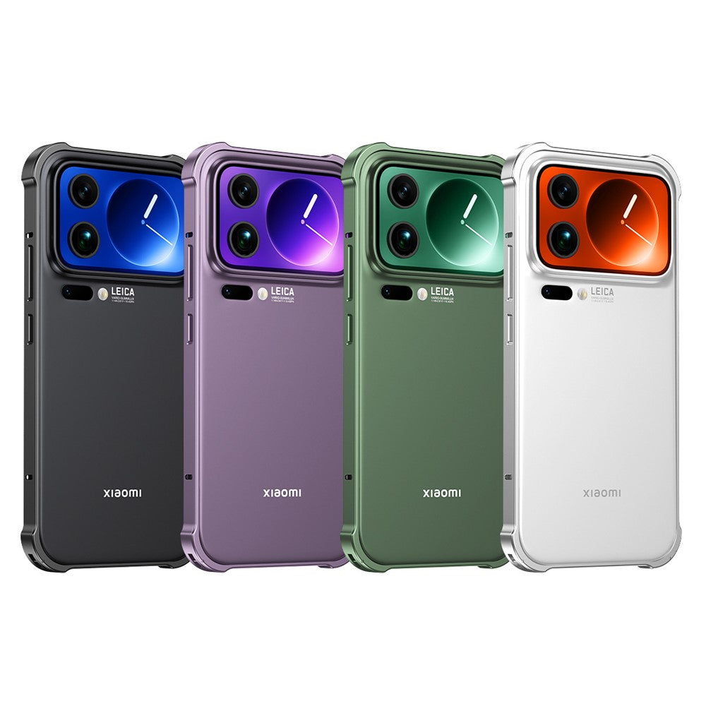 For Xiaomi 17 Pro Bumper Case Heat Dissipation Metal Frame Phone Cover