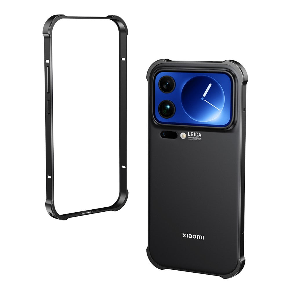 For Xiaomi 17 Pro Bumper Case Heat Dissipation Metal Frame Phone Cover