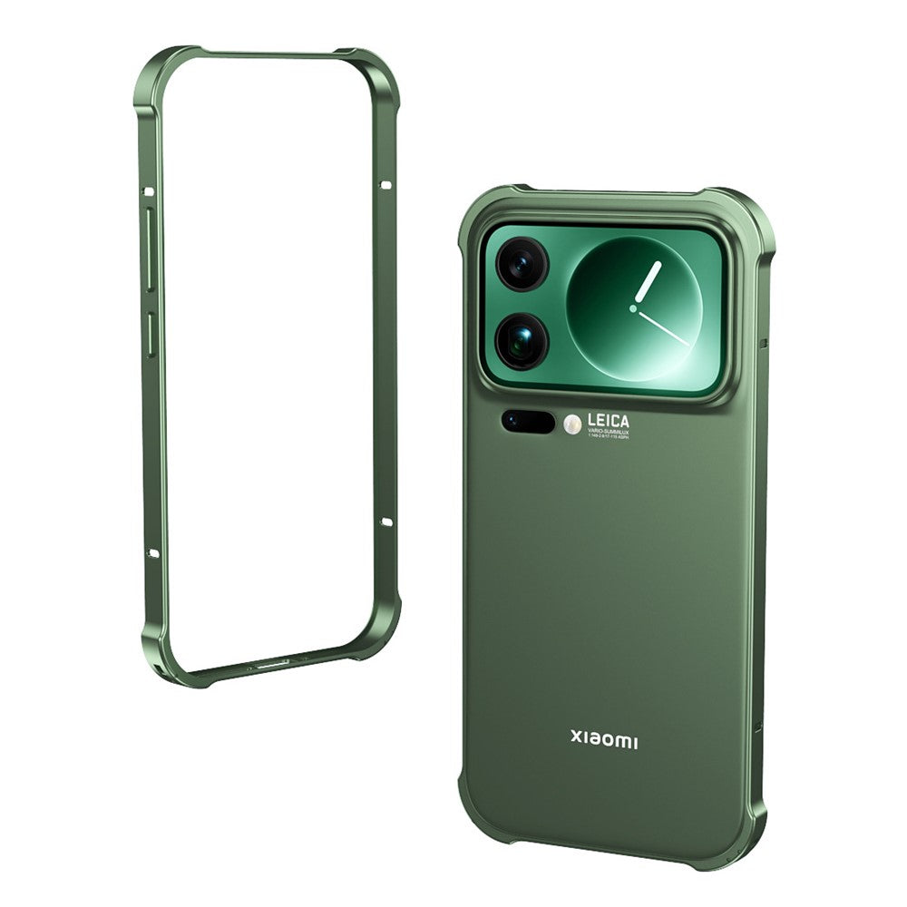 For Xiaomi 17 Pro Bumper Case Heat Dissipation Metal Frame Phone Cover