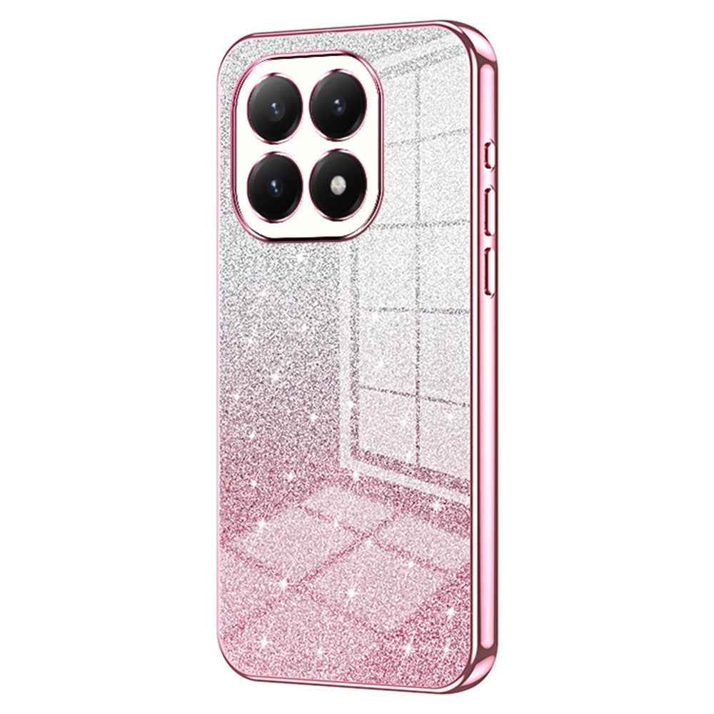 For Xiaomi 15T Case Electroplating Gradient Glitter TPU Phone Cover