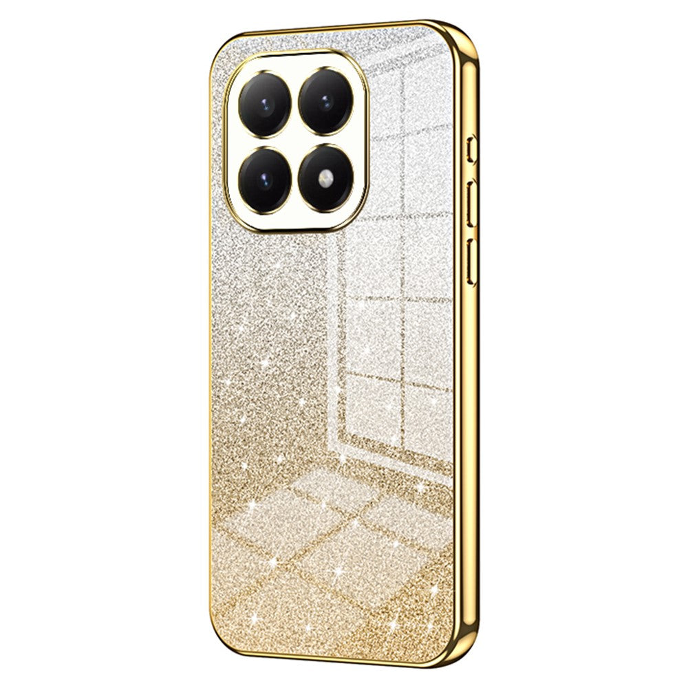 For Xiaomi 15T Case Electroplating Gradient Glitter TPU Phone Cover