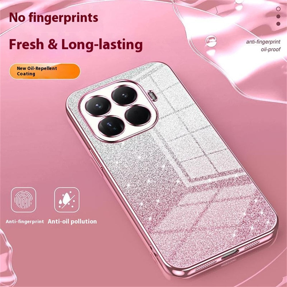 Xiaomi 15T Pro-skal Galvaniserat Gradient Glitter TPU-mobilskal