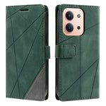 Leather Case for Xiaomi Redmi 15C 4G (EU) (173mm) / 15C 5G (EU) (173mm) / Poco C85 4G (173mm) Imprinted Lines Splicing Wallet Phone Cover