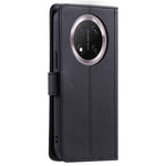 PU Leather Case for Honor X9c 5G / Magic7 Lite 5G / X60 Pro 5G Wallet Rhombus Grid Phone Cover with Shoulder Strap / Wrist Strap