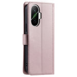 For Xiaomi Poco F7 5G / Redmi Turbo 4 Pro 5G Case Wallet Rhombus Grid PU Leather Phone Cover with Shoulder Strap / Wrist Strap
