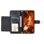 For Xiaomi Poco F7 5G / Redmi Turbo 4 Pro 5G Case Ring Buckle Wallet Stand Rhombus Crossbody Leather Mobile Cover