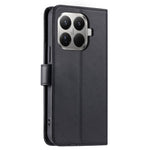 For Xiaomi 15T Pro Case Ring Buckle Wallet Stand Rhombus Crossbody Leather Mobile Cover