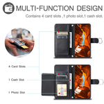 For Xiaomi 15T Pro Case Ring Buckle Wallet Stand Rhombus Crossbody Leather Mobile Cover
