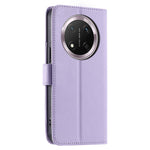 Crossbody Leather Case for Honor X9c 5G / Magic7 Lite 5G / X60 Pro 5G Ring Buckle Wallet Stand Rhombus Mobile Cover
