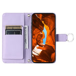 Crossbody Leather Case for Honor X9c 5G / Magic7 Lite 5G / X60 Pro 5G Ring Buckle Wallet Stand Rhombus Mobile Cover