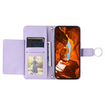 Crossbody Leather Case for Honor X9c 5G / Magic7 Lite 5G / X60 Pro 5G Ring Buckle Wallet Stand Rhombus Mobile Cover
