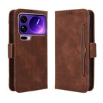 For Xiaomi 17 Pro Max Leather Case Phone Wallet Cover with Multiple Card Slots