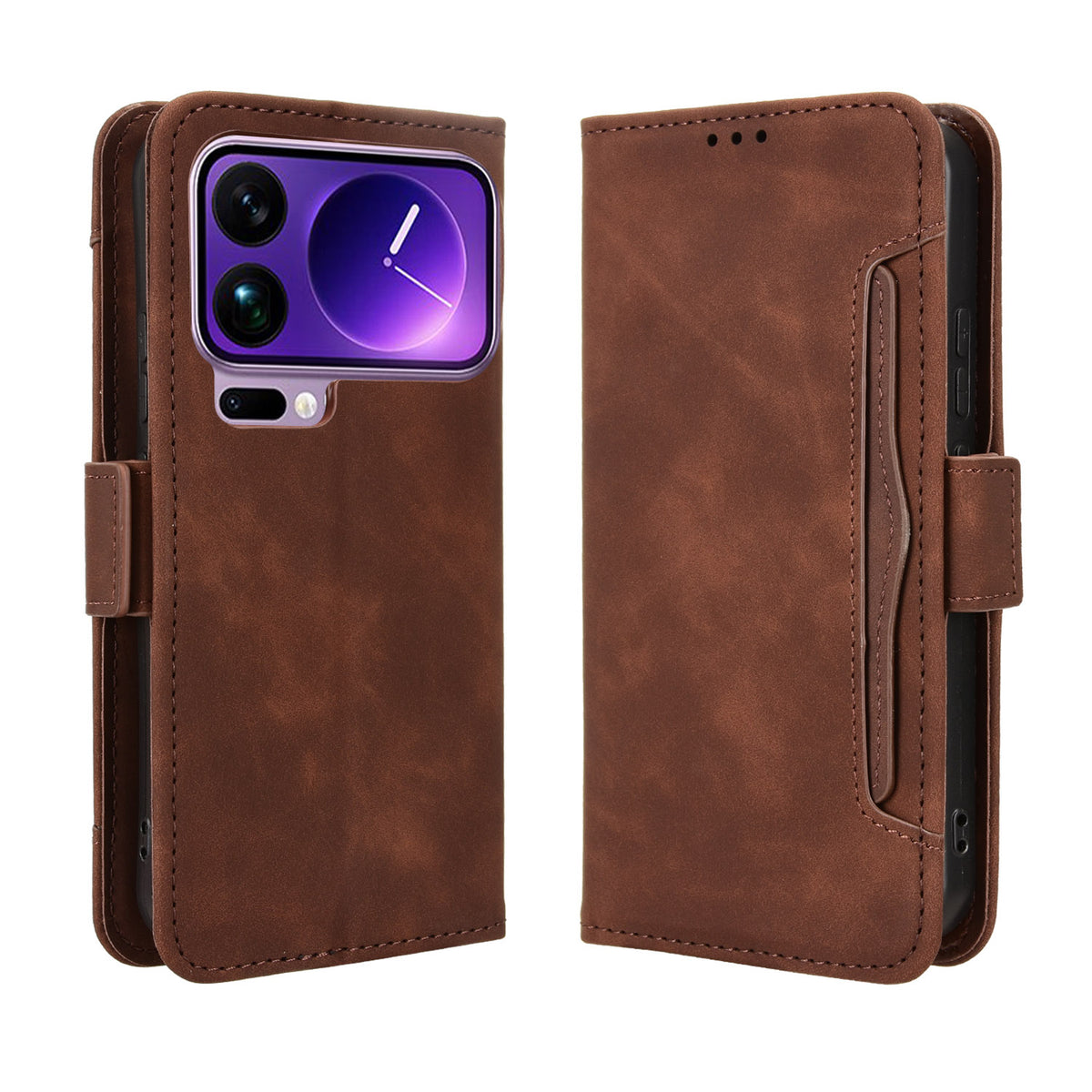 For Xiaomi 17 Pro Max Leather Case Phone Wallet Cover with Multiple Card Slots