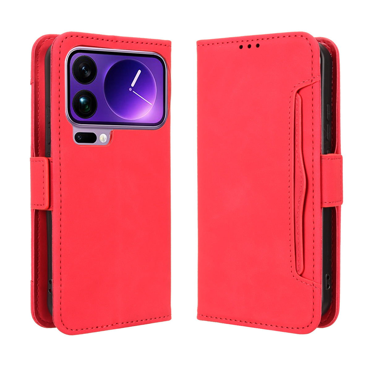 For Xiaomi 17 Pro Max Leather Case Phone Wallet Cover with Multiple Card Slots