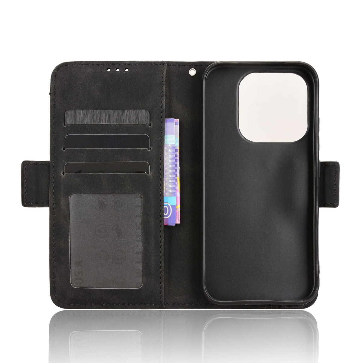 For Xiaomi 17 Leather Case Phone Wallet Cover with Multiple Card Slots